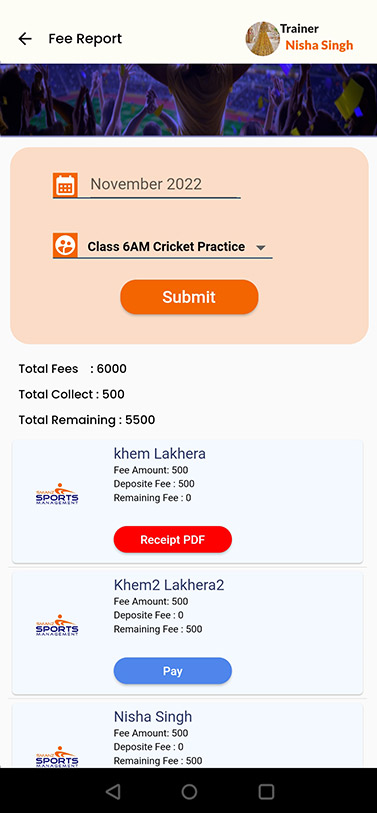 Sports App
